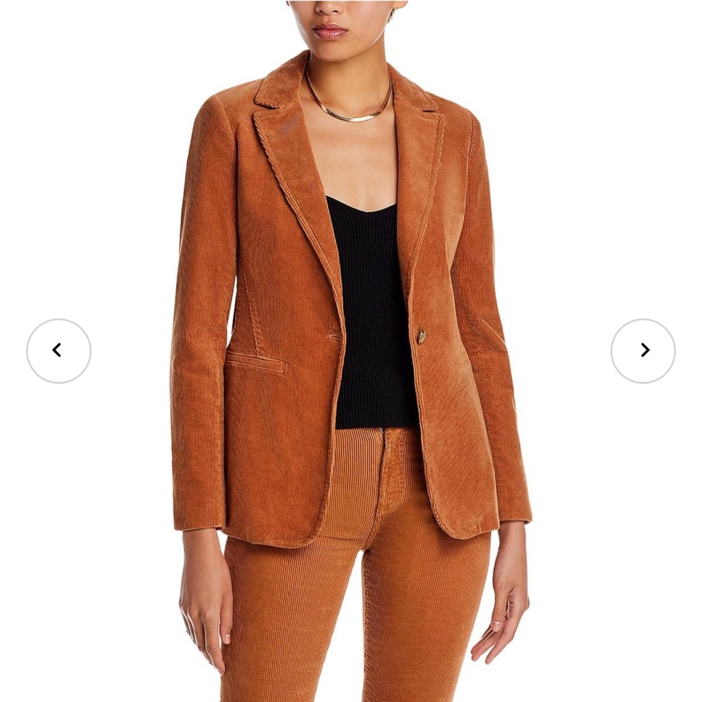 Alice + Olivia Denim Corduroy Macey Blazer - Picture 5 of 13